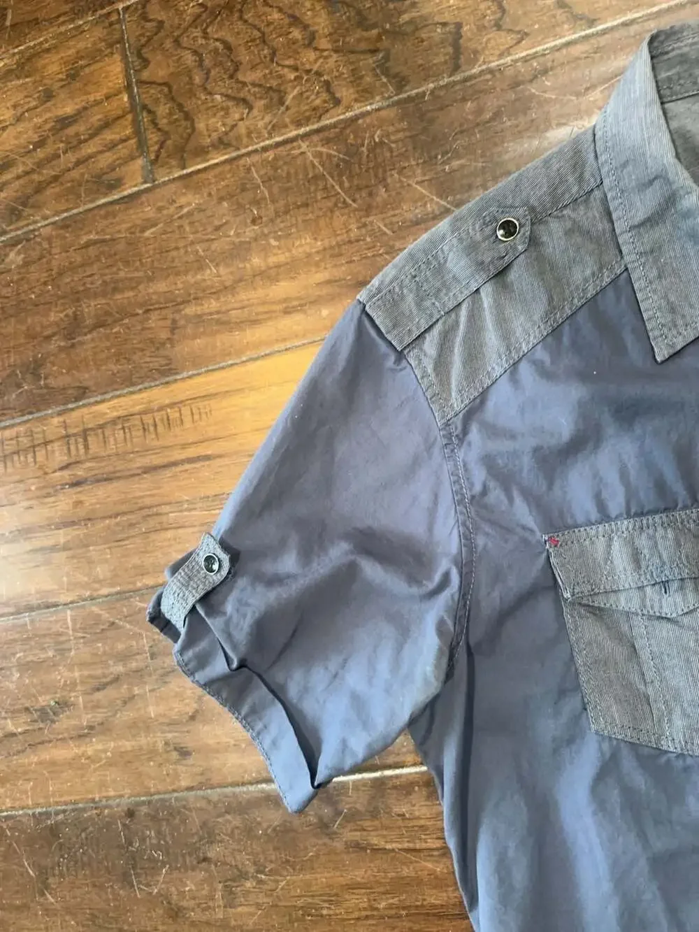 INC International Concepts Men's Size M Short Sleeve Button Down Shirt